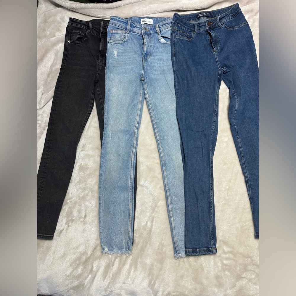 ZARA jeans x3